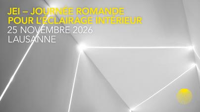 JEI - Journée romande pour l'éclairage intérieur