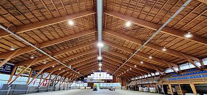 Beleuchtung Eishalle