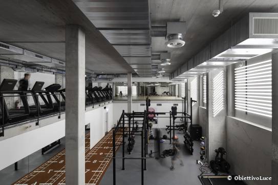 Indigo Fitness Zürich von Lucespazio Lighting Design