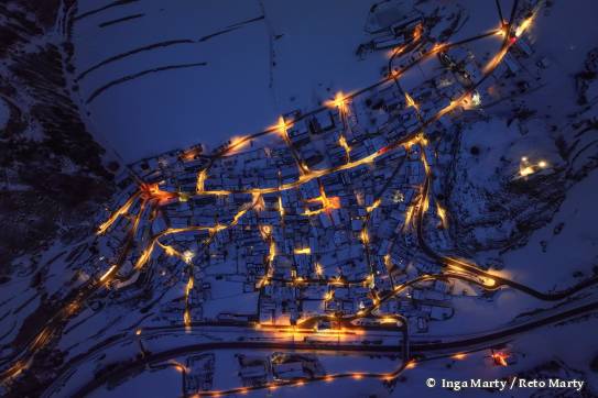 Ortsbeleuchtung Ardez, nachtaktiv GmbH