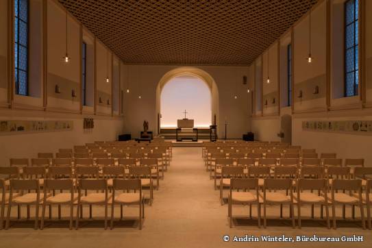 Kirche St. Nikolaus, Gemeinde Hofstetten-Flüh, Atelier Dreher